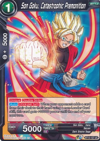 Son Goku, Catastrophic Premonition [BT12-127] | Devastation Store