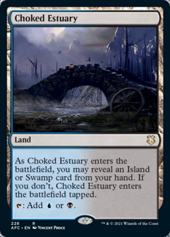 Choked Estuary [Dungeons & Dragons: Adventures in the Forgotten Realms Commander] | Devastation Store