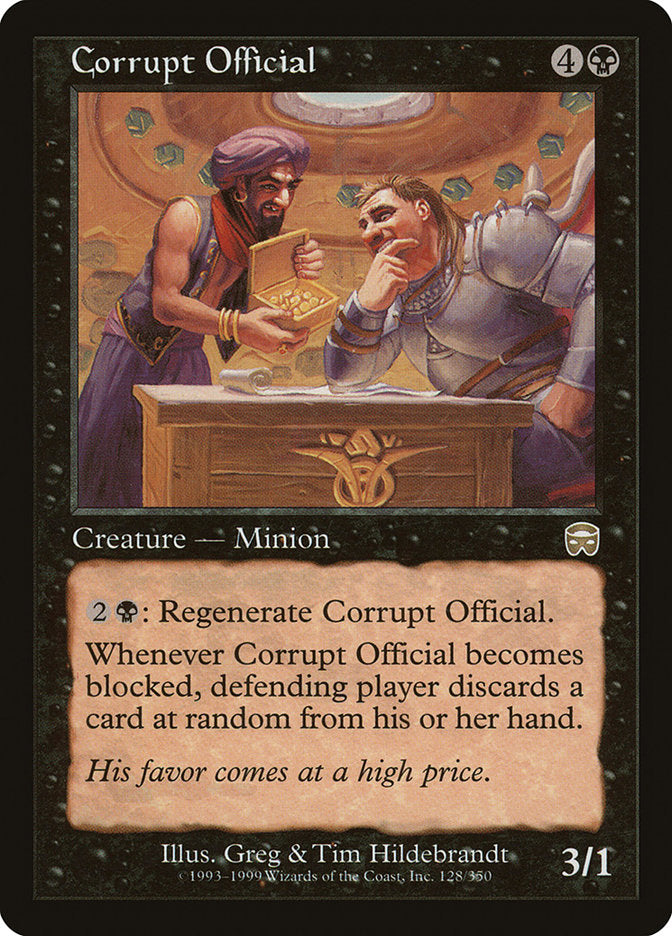 Corrupt Official [Mercadian Masques] - Devastation Store | Devastation Store