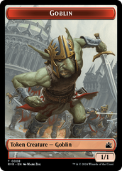 Goblin (0008) // Voja Double-Sided Token [Ravnica Remastered Tokens] | Devastation Store