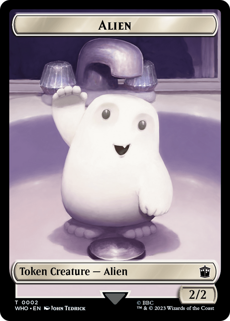 Alien // Osgood, Operation Double Double-Sided Token [Doctor Who Tokens] | Devastation Store