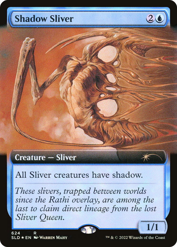 Shadow Sliver (Extended Art) [Secret Lair Drop Promos] | Devastation Store