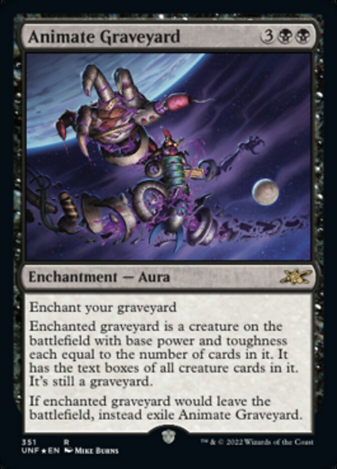 Animate Graveyard (Galaxy Foil) [Unfinity] | Devastation Store