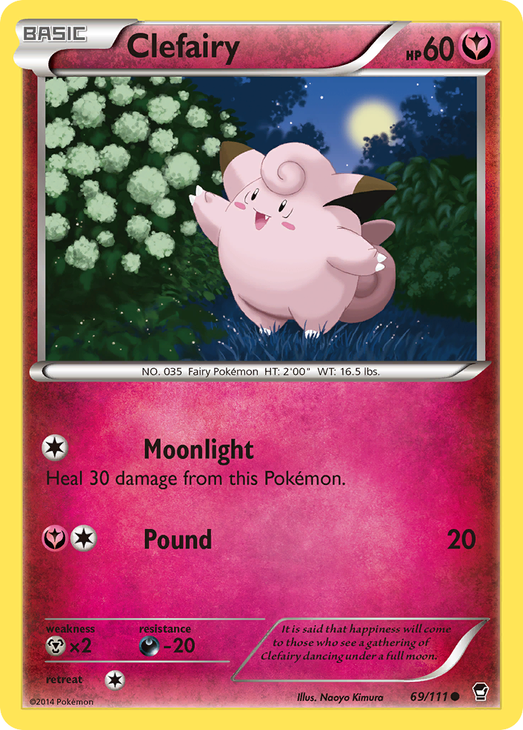 Clefairy (69/111) [XY: Furious Fists] | Devastation Store
