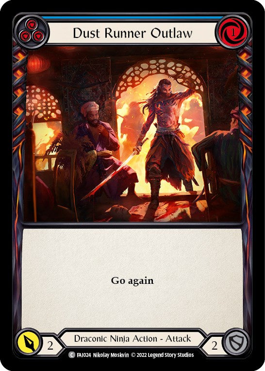 Dust Runner Outlaw (Blue) [FAI024] (Uprising Fai Blitz Deck) | Devastation Store