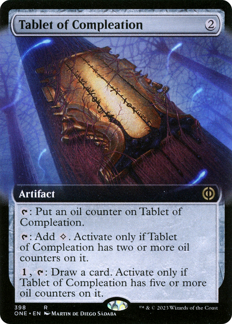 Tablet of Compleation (Extended Art) [Phyrexia: All Will Be One] | Devastation Store
