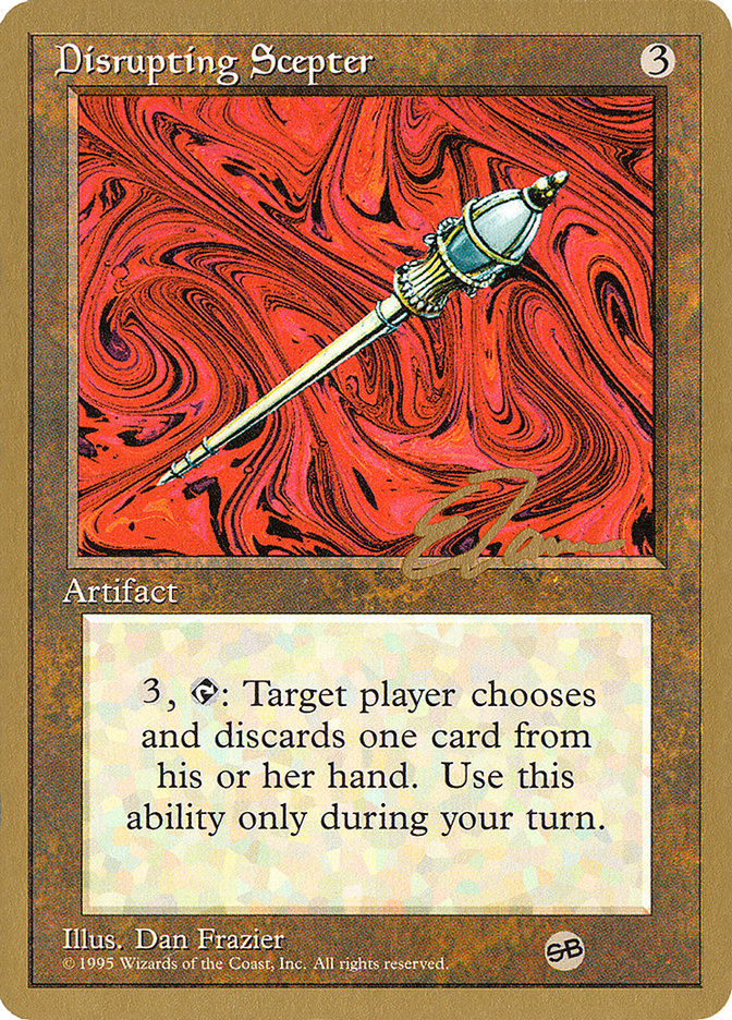 Disrupting Scepter (Eric Tam) (SB) [Pro Tour Collector Set] | Devastation Store