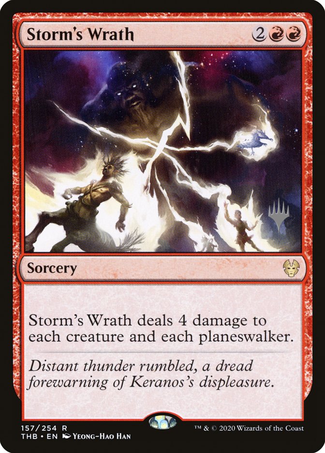 Storm's Wrath  (Promo Pack) [Theros Beyond Death Promos] | Devastation Store