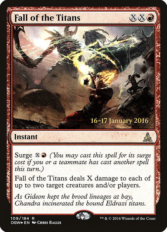 Fall of the Titans [Oath of the Gatewatch Prerelease Promos] - Devastation Store | Devastation Store