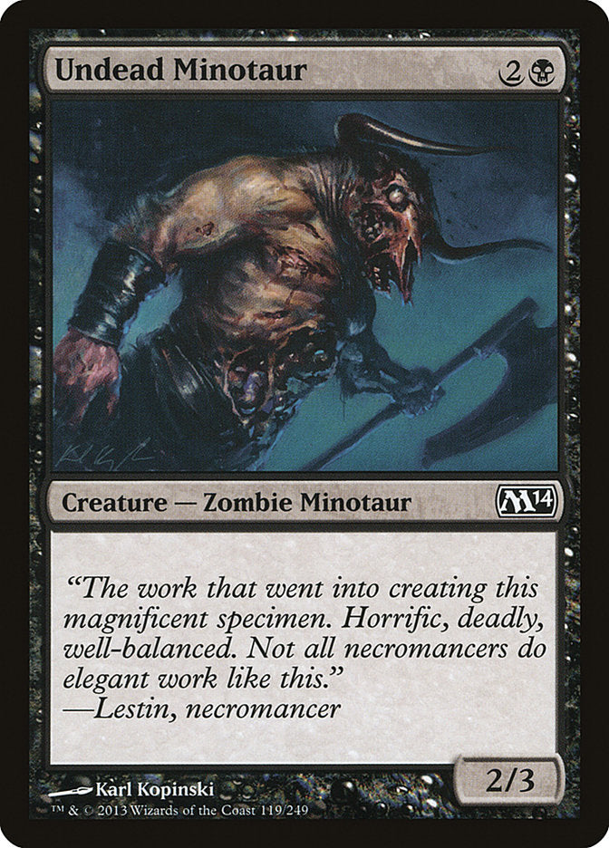 Undead Minotaur [Magic 2014] - Devastation Store | Devastation Store