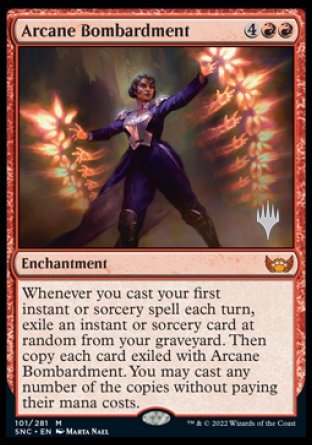 Arcane Bombardment (Promo Pack) [Streets of New Capenna Promos] | Devastation Store