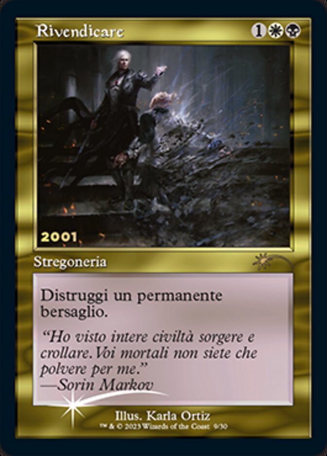 Rivendicare (Vindicate) [30th Anniversary Promos] | Devastation Store