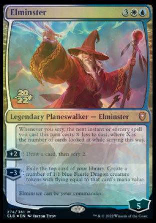 Elminster [Commander Legends: Battle for Baldur's Gate Prerelease Promos] | Devastation Store