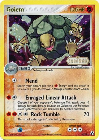 Golem (6/92) (Stamped) [EX: Legend Maker] | Devastation Store