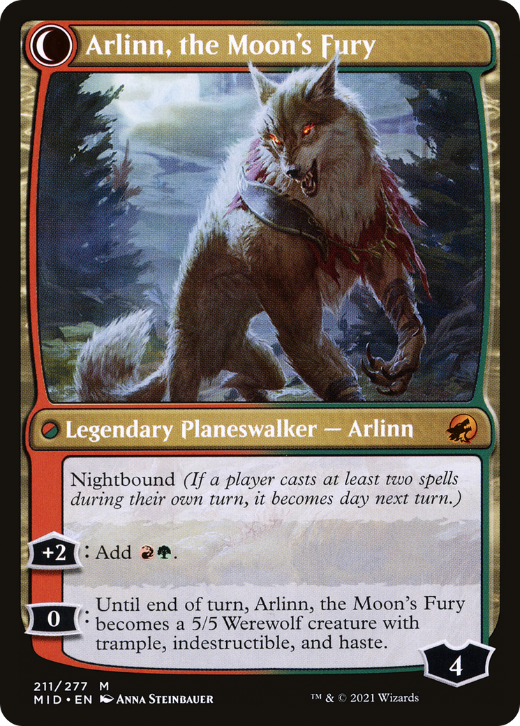 Arlinn, the Pack's Hope // Arlinn, the Moon's Fury [Secret Lair: From Cute to Brute] | Devastation Store