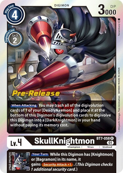 SkullKnightmon [BT7-058] [Next Adventure Pre-Release Cards] | Devastation Store
