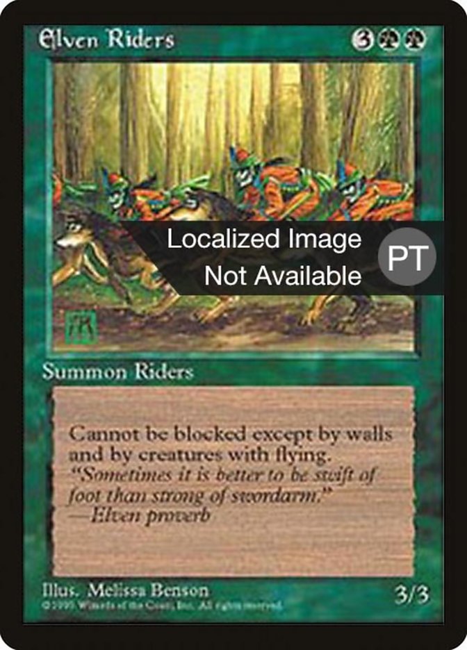 Elven Riders [Fourth Edition (Foreign Black Border)] | Devastation Store