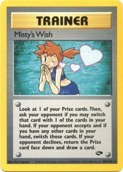 Misty's Wish (108/132) [Gym Challenge Unlimited] | Devastation Store