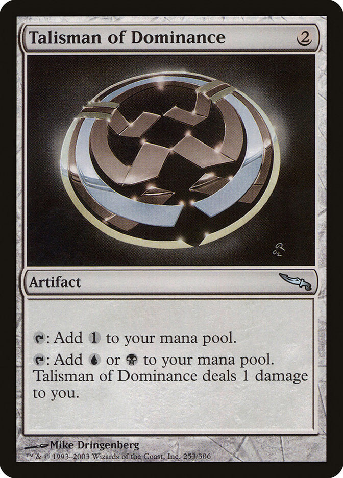 Talisman of Dominance [Mirrodin] | Devastation Store