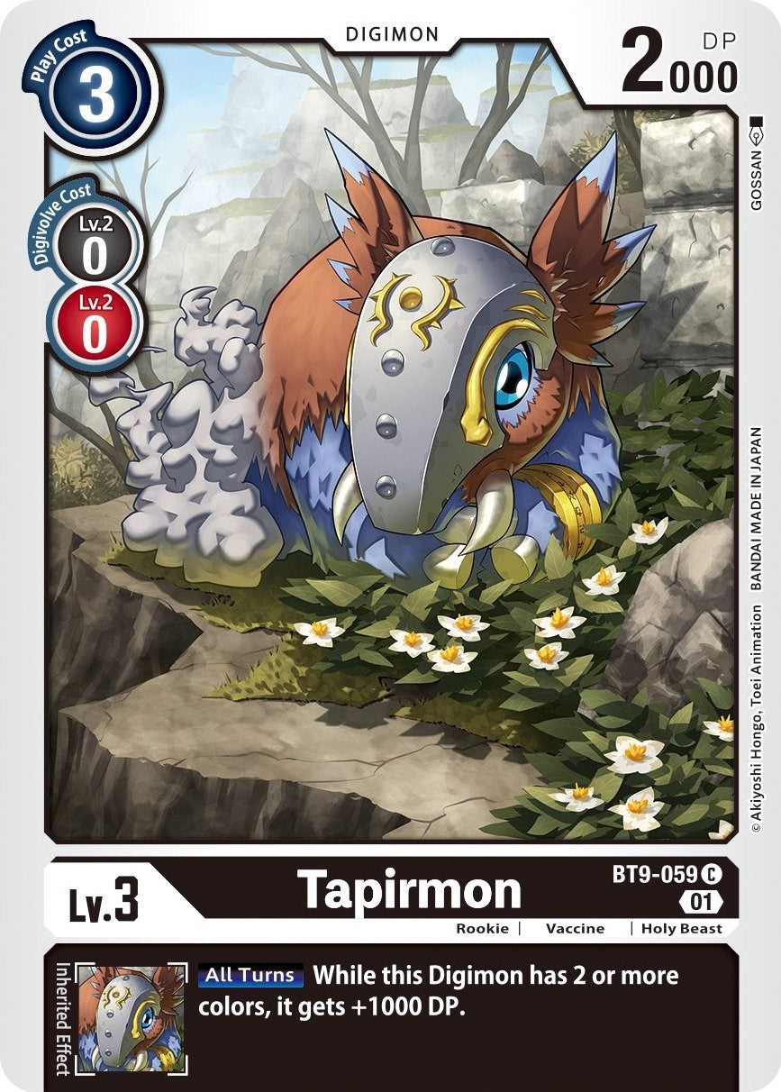 Tapirmon [BT9-059] [X Record] | Devastation Store