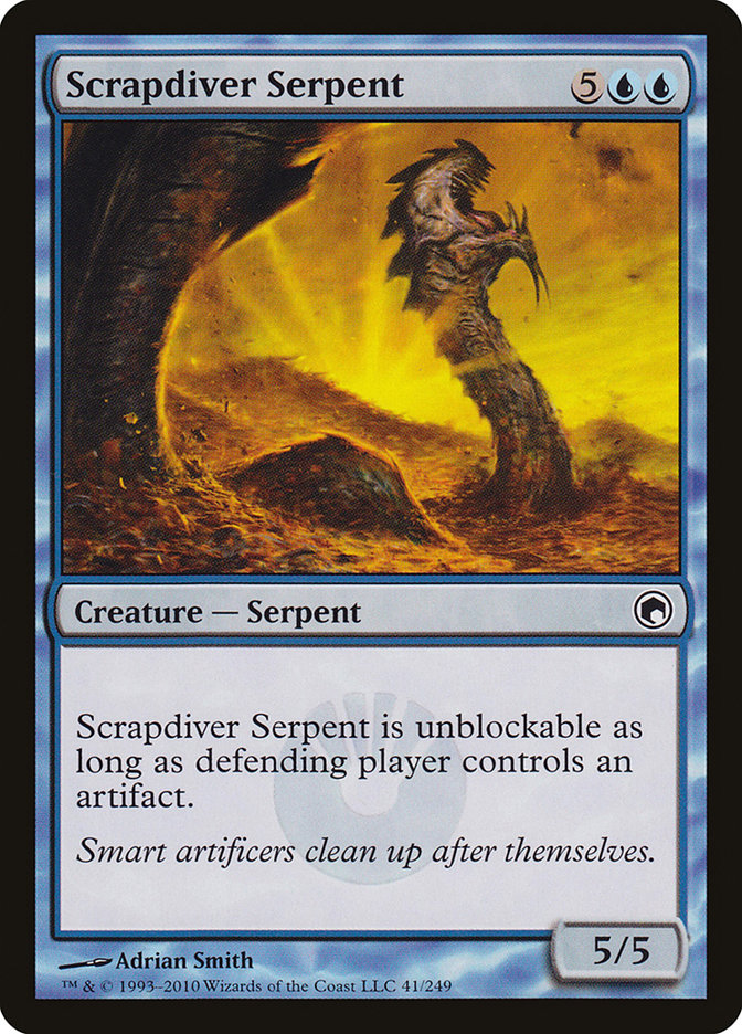 Scrapdiver Serpent [Scars of Mirrodin] - Devastation Store | Devastation Store