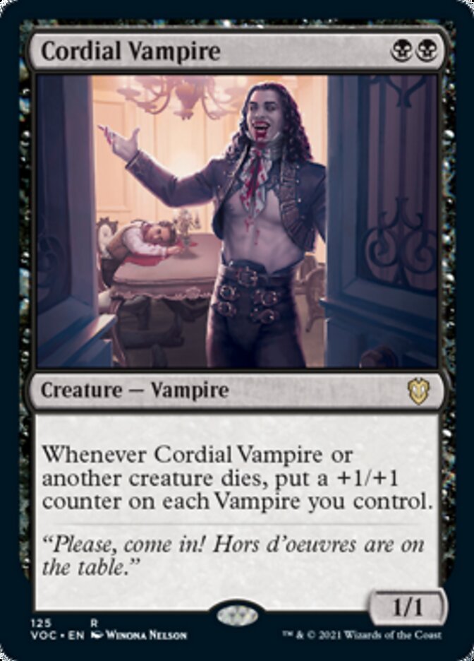 Cordial Vampire [Innistrad: Crimson Vow Commander] | Devastation Store