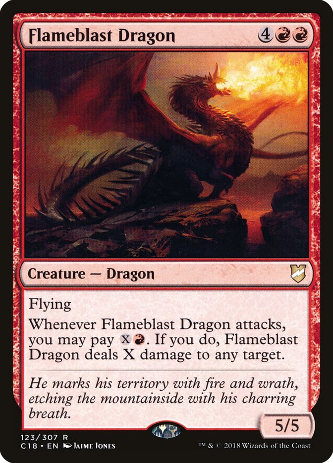 Flameblast Dragon [Commander 2018] | Devastation Store