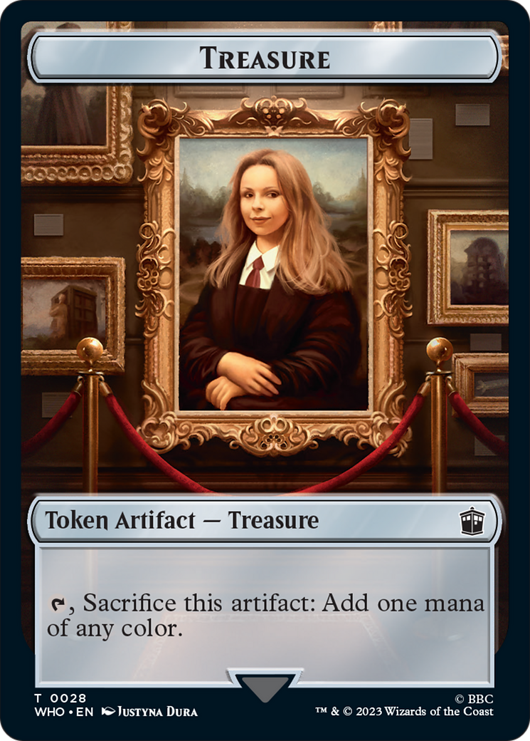 Soldier // Treasure (0028) Double-Sided Token [Doctor Who Tokens] | Devastation Store
