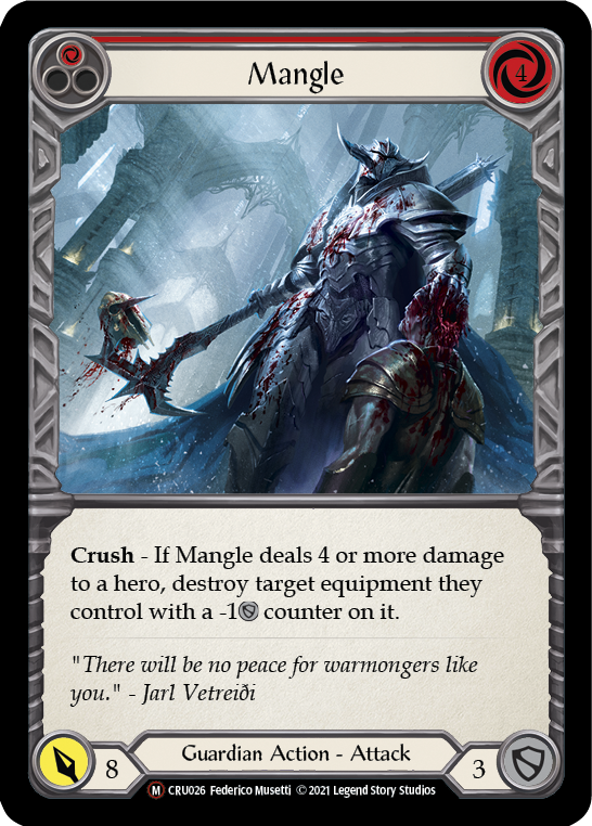 Mangle (Rainbow Foil) [CRU026-RF] Unlimited Rainbow Foil | Devastation Store