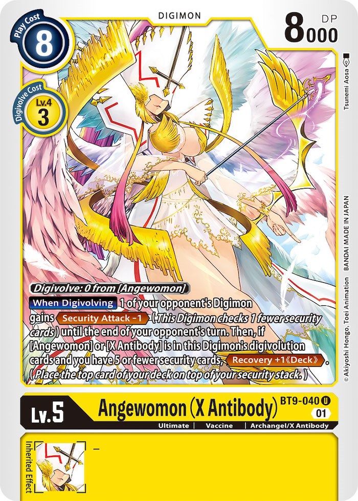 Angewomon (X Antibody) [BT9-040] [X Record] | Devastation Store