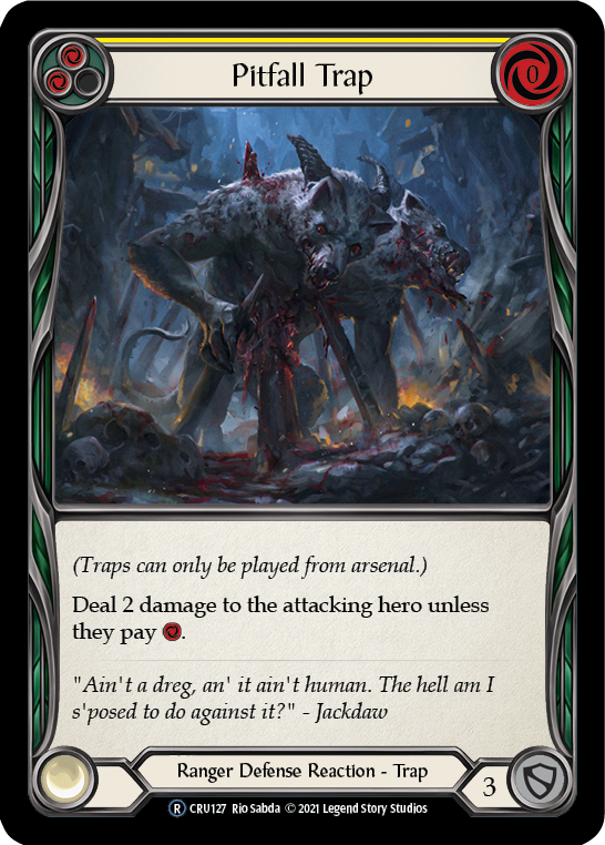 Pitfall Trap (Rainbow Foil) [CRU127-RF] Unlimited Rainbow Foil | Devastation Store