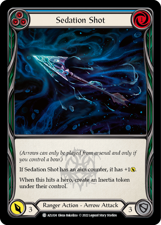 Sedation Shot (Blue) [AZL024] (Outsiders Azalea Blitz Deck) | Devastation Store