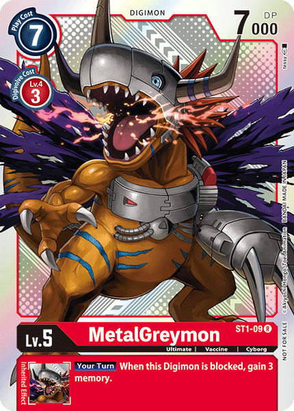 MetalGreymon [ST1-09] (Tournament Pack Vol.2) [Starter Deck: Gaia Red Promos] | Devastation Store