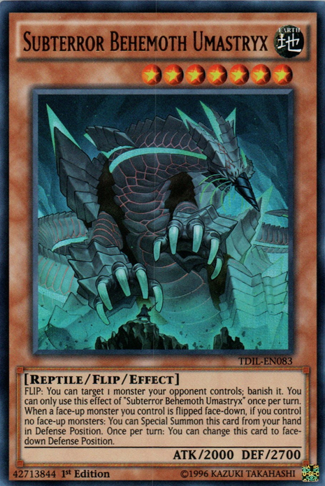 Subterror Behemoth Umastryx [TDIL-EN083] Ultra Rare | Devastation Store