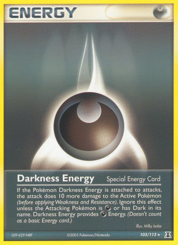 Darkness Energy (103/113) [EX: Delta Species] | Devastation Store