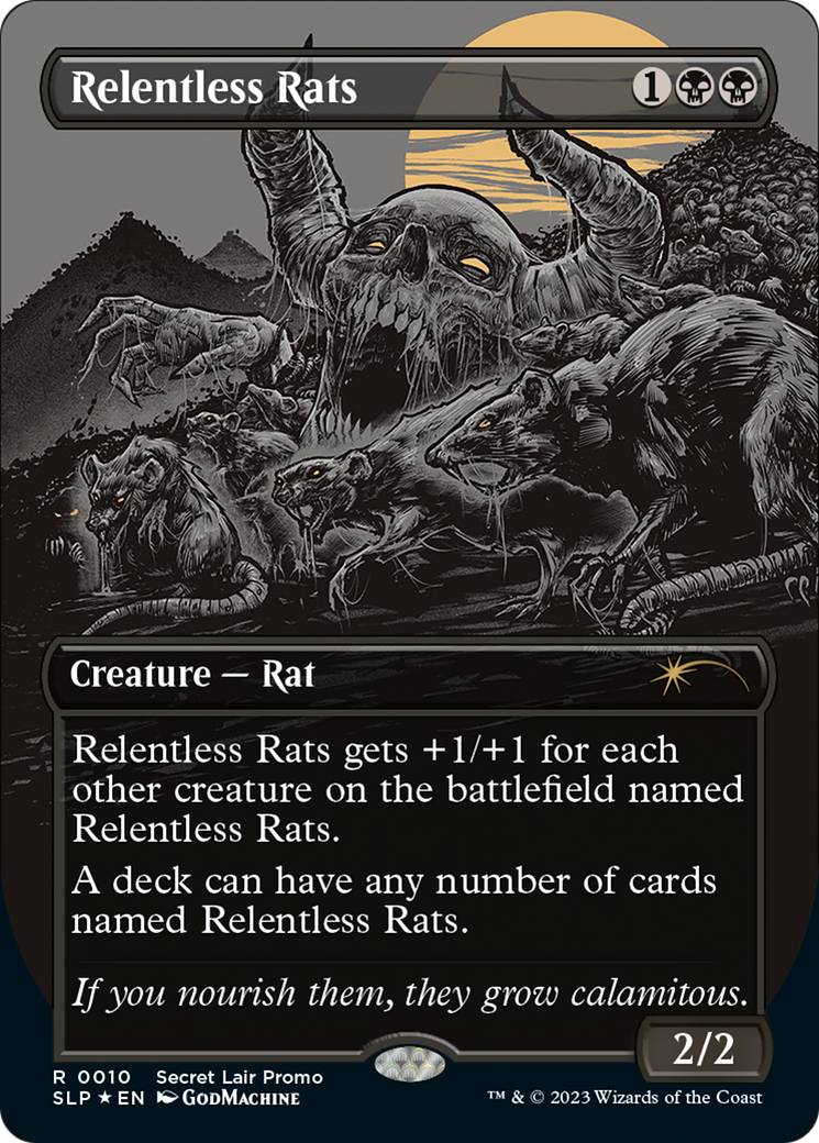 Relentless Rats (Borderless) [Secret Lair Showdown] | Devastation Store