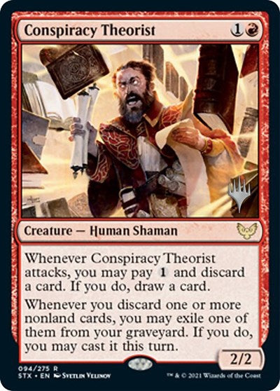 Conspiracy Theorist (Promo Pack) [Strixhaven: School of Mages Promos] | Devastation Store