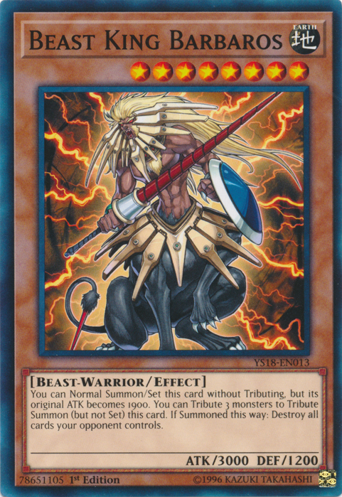 Beast King Barbaros [YS18-EN013] Common | Devastation Store