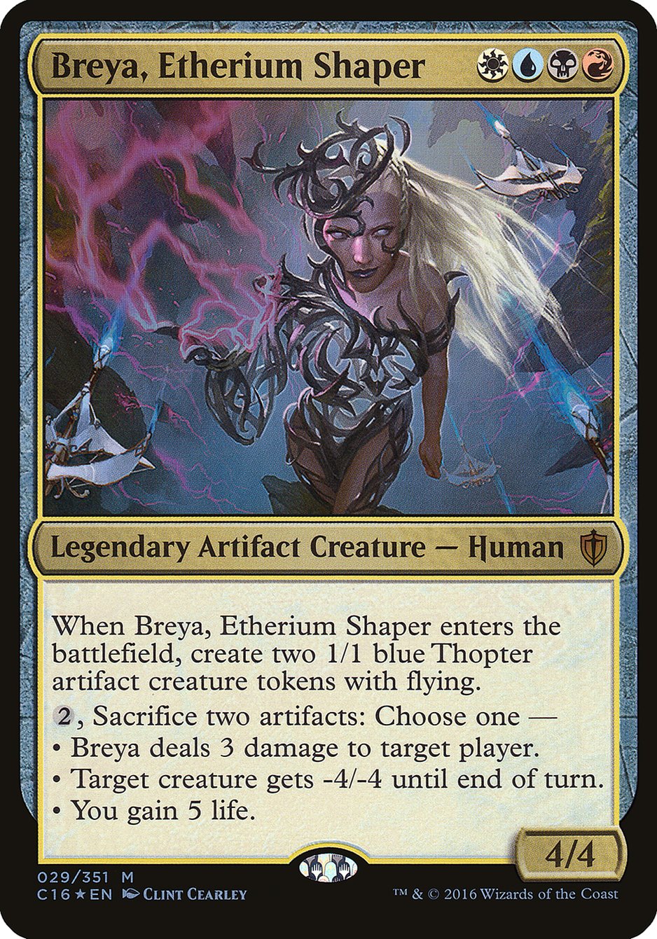 Breya, Etherium Shaper (Oversized) [Commander 2016 Oversized] | Devastation Store