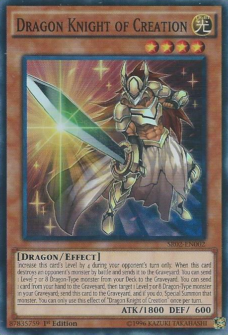 Dragon Knight of Creation [SR02-EN002] Super Rare | Devastation Store