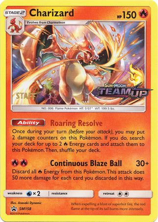 Charizard (SM158) (Staff) [Sun & Moon: Black Star Promos] | Devastation Store