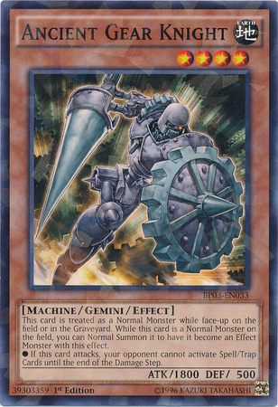Ancient Gear Knight [BP03-EN033] Shatterfoil Rare | Devastation Store
