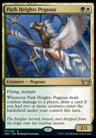 Park Heights Pegasus (Promo Pack) [Streets of New Capenna Promos] | Devastation Store