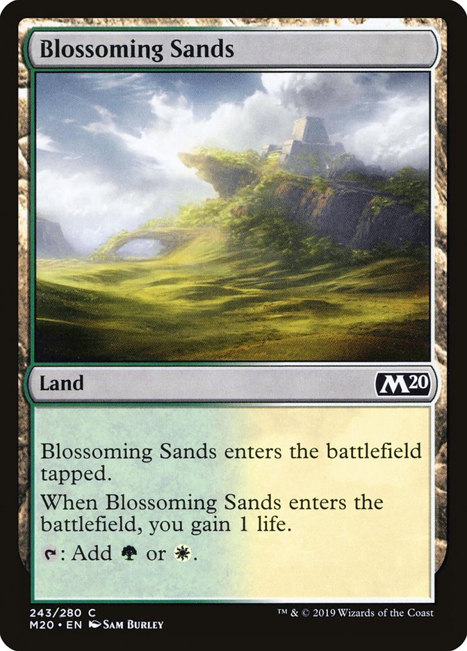 Blossoming Sands [Core Set 2020] | Devastation Store