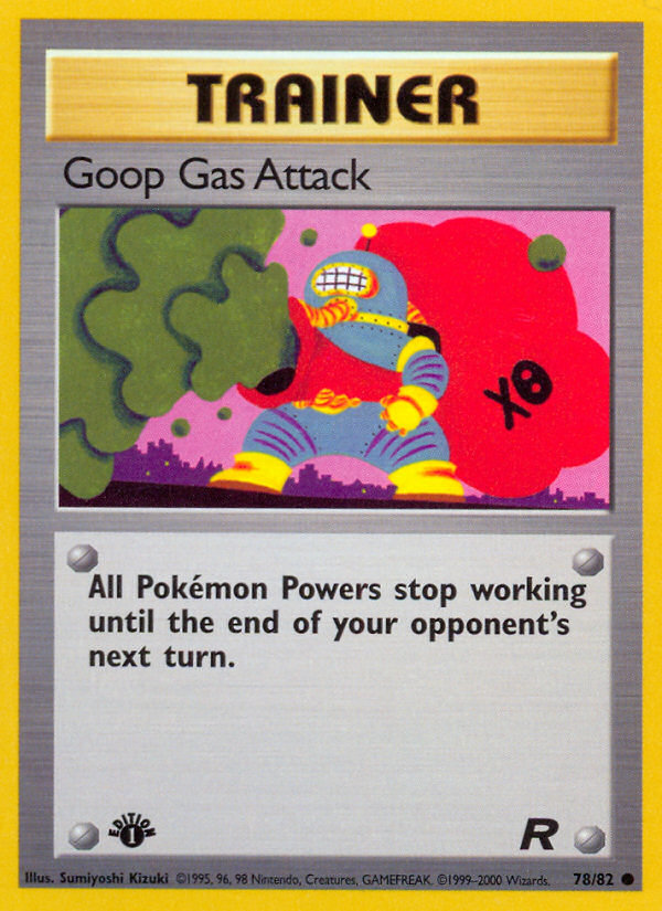 Goop Gas Attack (78/82) [Team Rocket 1st Edition] | Devastation Store