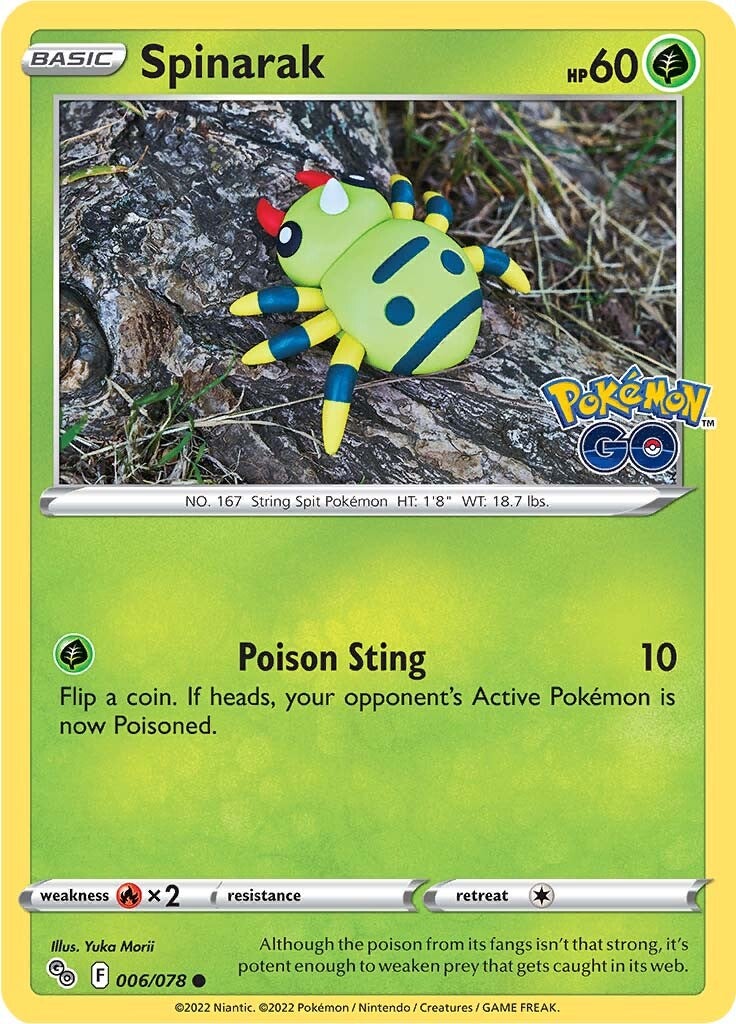 Spinarak (006/078) [Pokémon GO] | Devastation Store