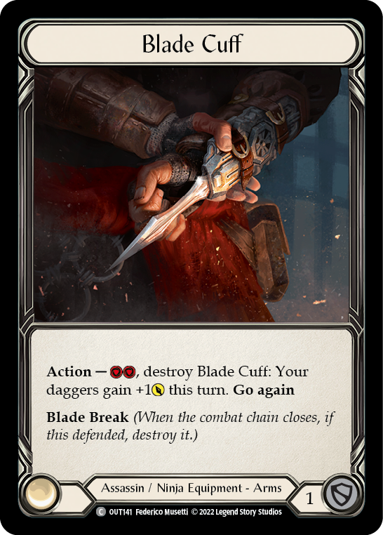 Blade Cuff [OUT141] (Outsiders)  Rainbow Foil | Devastation Store