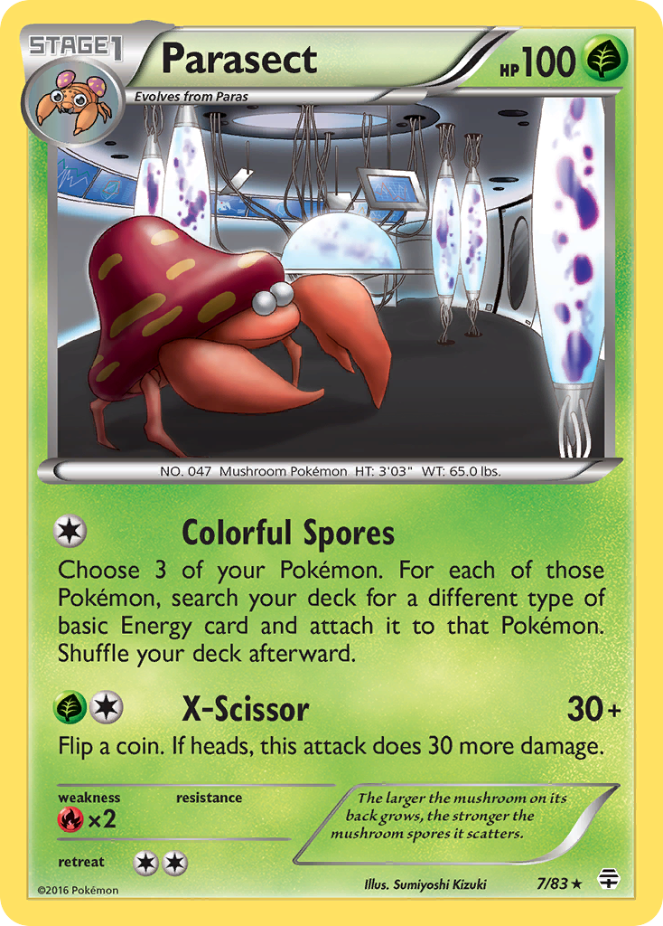 Parasect (7/83) [XY: Generations] | Devastation Store