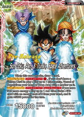 Son Goku // Son Goku, Pan, and Trunks, Space Adventurers (BT17-001) [Ultimate Squad Prerelease Promos] | Devastation Store