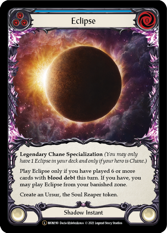 Eclipse (Rainbow Foil) [U-MON190-RF] Unlimited Edition Rainbow Foil | Devastation Store